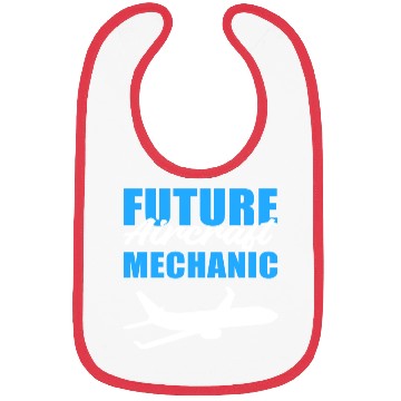 Discover Future Aircraft Mechanic Dreamer Gift Bibs