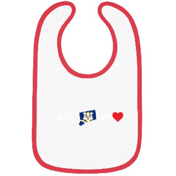 Discover Connecticut Heartbeat Gift Bibs