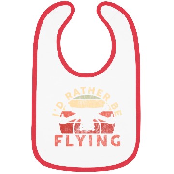 Discover I'd Rather Be Flying Drone Pilot Quadcopter Bibs