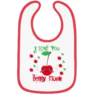 Discover i love you berry much Bibs