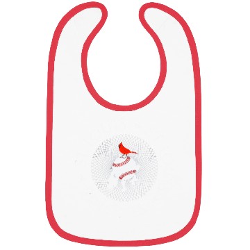 Discover Saint Louis Red Cardinal Circle Font 2019 Bibs