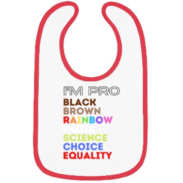 Discover black brown rainbow facts science choice equality Bibs