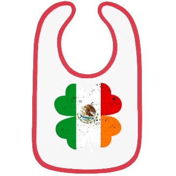 Discover Irish Mexican Flag Mexico Ireland St Patrick's Day Bibs