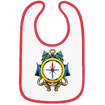 Discover Compass Camp Campsite Camper Camping Bibs
