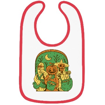 Discover Trick-or-treat monsters Bibs
