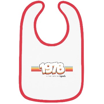 Discover 1978 the birth of legends Bibs