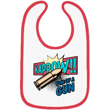 Discover Kappow Bullets Gun Explosion Big bang Aesthetic Bibs