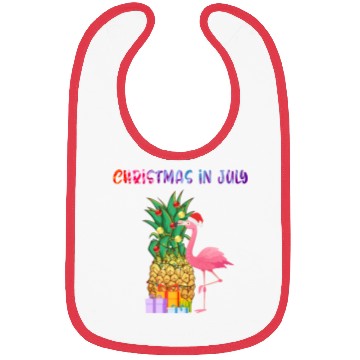 Discover Christmas In July Pineapple Xmas Tree Lights Bibs