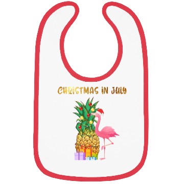 Discover Christmas In July Pineapple Xmas Tree Lights Bibs