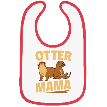 Discover Otter Mama Sea Otters Bibs