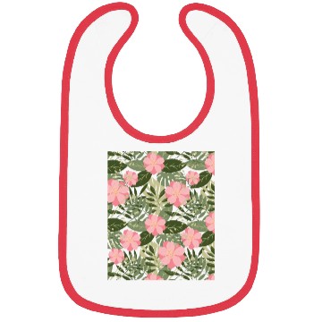 Discover Tropical Leaves Bibs