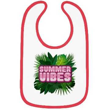 Discover Tropical Leaves Bibs