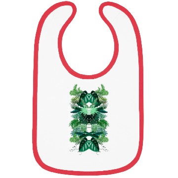 Discover Tropical Leaves Bibs