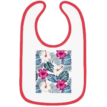 Discover Tropical Leaves Bibs
