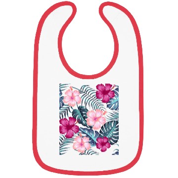 Discover Tropical Leaves Bibs