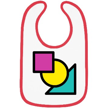 Discover Geometry Triangle Rectangle Circle Bibs