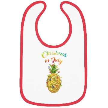 Discover Christmas In July Pineapple Xmas Tree Lights Bibs