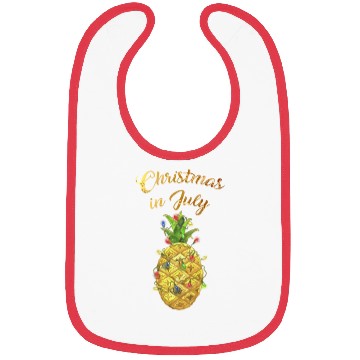 Discover Christmas In July Pineapple Xmas Tree Lights Bibs