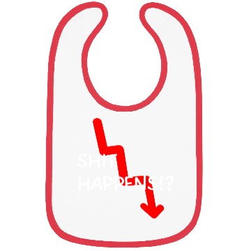 Discover Market Crash Shit Happens Bibs