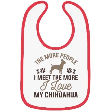 Discover I Love My Chihuahua Bibs