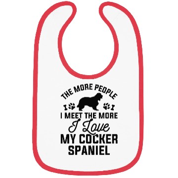 Discover I Love My Cocker Spaniel Bibs