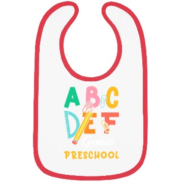 Discover Kids Back to School Alphabet Genius Preschool Bibs