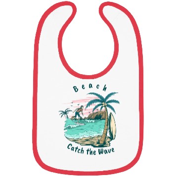 Discover Beach Catch the Wave Bibs