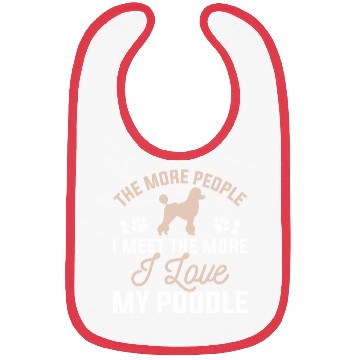 Discover I Love My Poodle Bibs