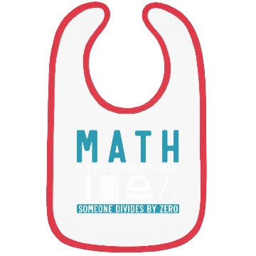 Discover Math Teacher Pun Mathematics Joke Bibs