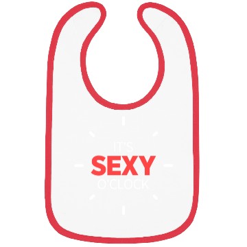 Discover It's Sexy O'Clock Intimate Adult Love Clock Bibs