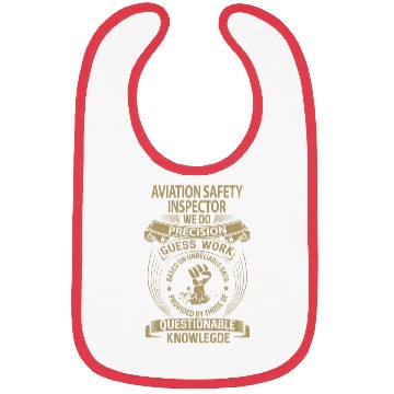 Discover Aviation Safety Inspector Bibs - We Do Precisio