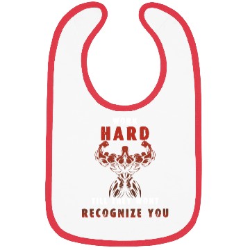 Discover Work Hard / gym /workout /exercise Bibs