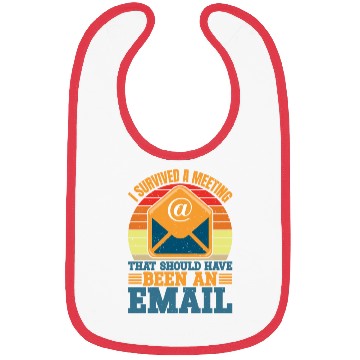 Discover I Survived Another Meeting 10 Bibs