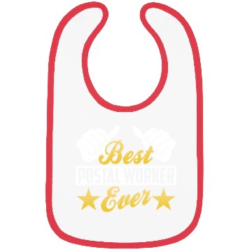 Discover Best Postal Worker Ever Courier Mailman Postman Bibs