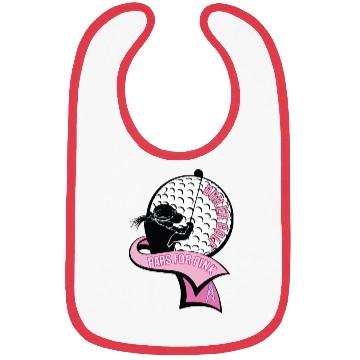 Discover Pars for Pink Driller Girls Golf Bibs