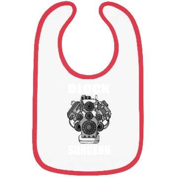 Discover Engine Block Surgeon Car Mechanic Bibs