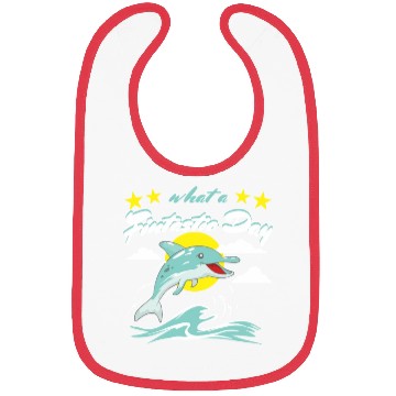 Discover Fintastic Dolphin Bibs