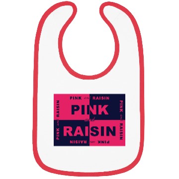 Discover Pink and Raisin Design Bibs
