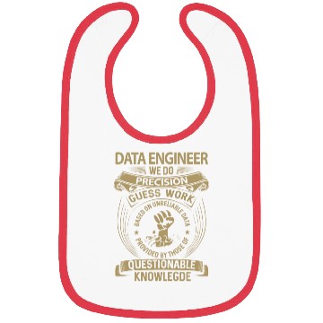 Discover Data Engineer Bibs - We Do Precision Gift Item