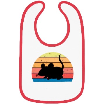 Discover mouse retro vintage Bibs