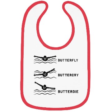 Discover Swimmer Butterfly Swim Swimming Bibs