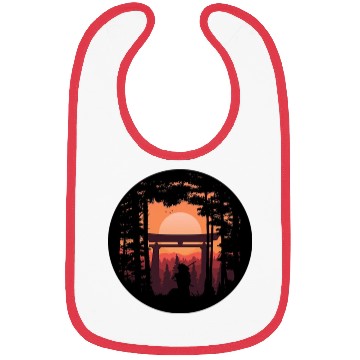 Discover Samurai Sunset Bibs