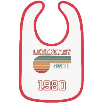 Discover 42th Birthday legendary since 1980 Bibs