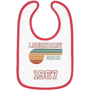 Discover 55th Birthday Legendary since 1967 Bibs