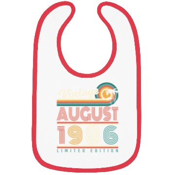 Discover Born In August 1986 Bibs