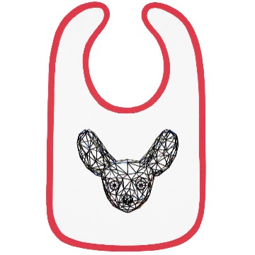 Discover Geometric Fennec Fox Bibs