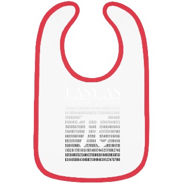 Discover Easy As 3 141592 Pi Day Math Nerd Gift Bibs