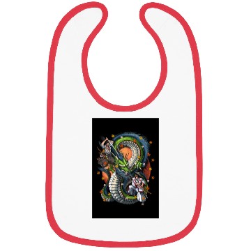 Discover Japanese Dragon Samurai Warrior Battle Bibs