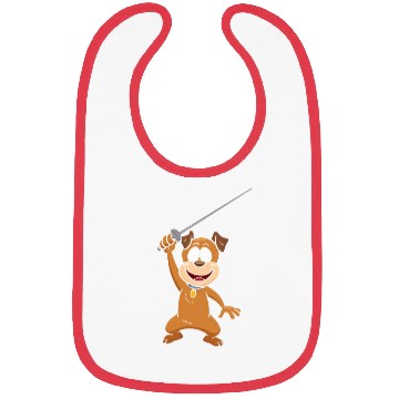 Discover Fencing Dog Funny Animal Fencing Humor For Dog Bibs