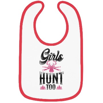 Discover Buck Deer Hunting Hunter Girl Bibs